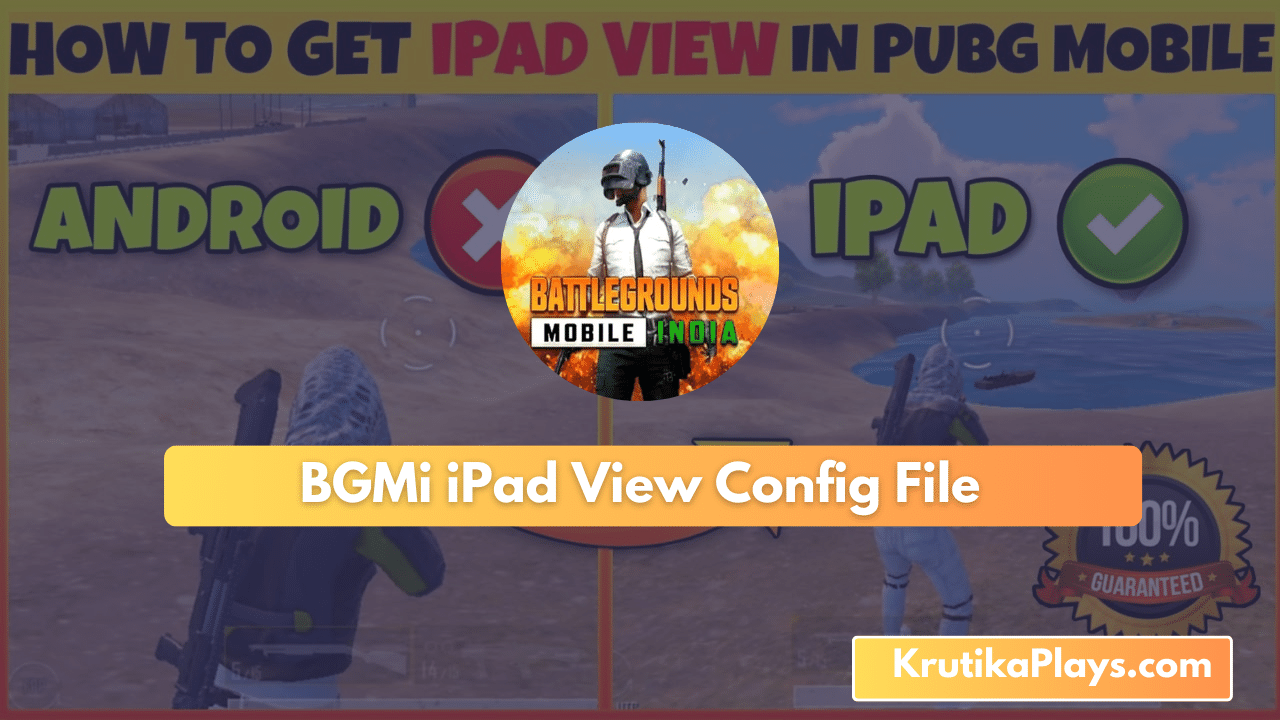 BGMI iPad View Config File Download 2023